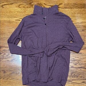 Apt. 9 Men's Zip Up Shirt in Rich Purple
